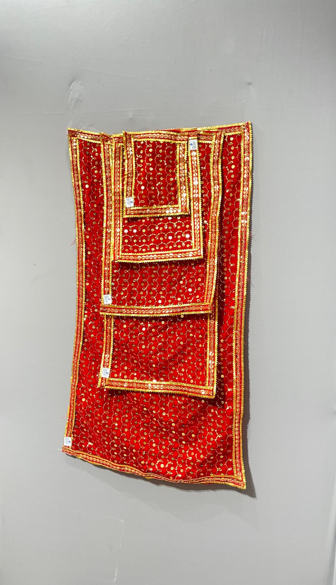 Maheshwari Fancy Store - Red Colour Lace Chunri